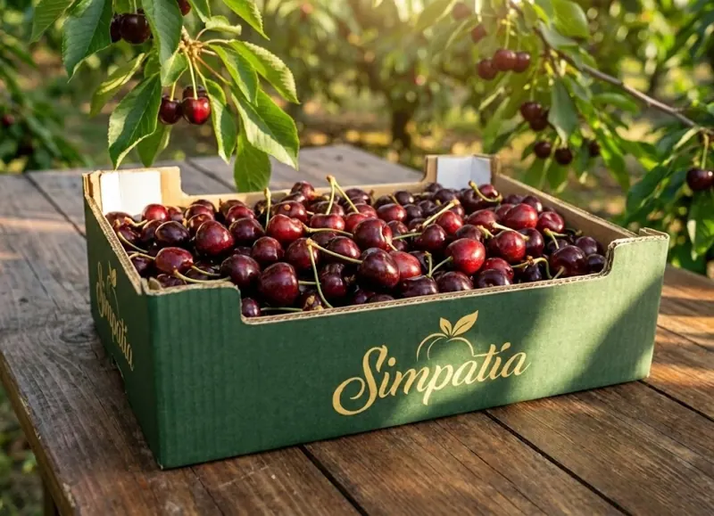 Caja de cerezas Simpatía